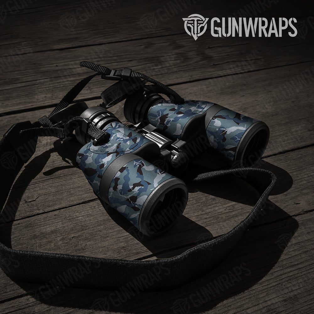 Ragged Navy Camo Binocular Gear Skin Vinyl Wrap