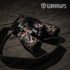 Ragged Orange Tiger Camo Binocular Gear Skin Vinyl Wrap