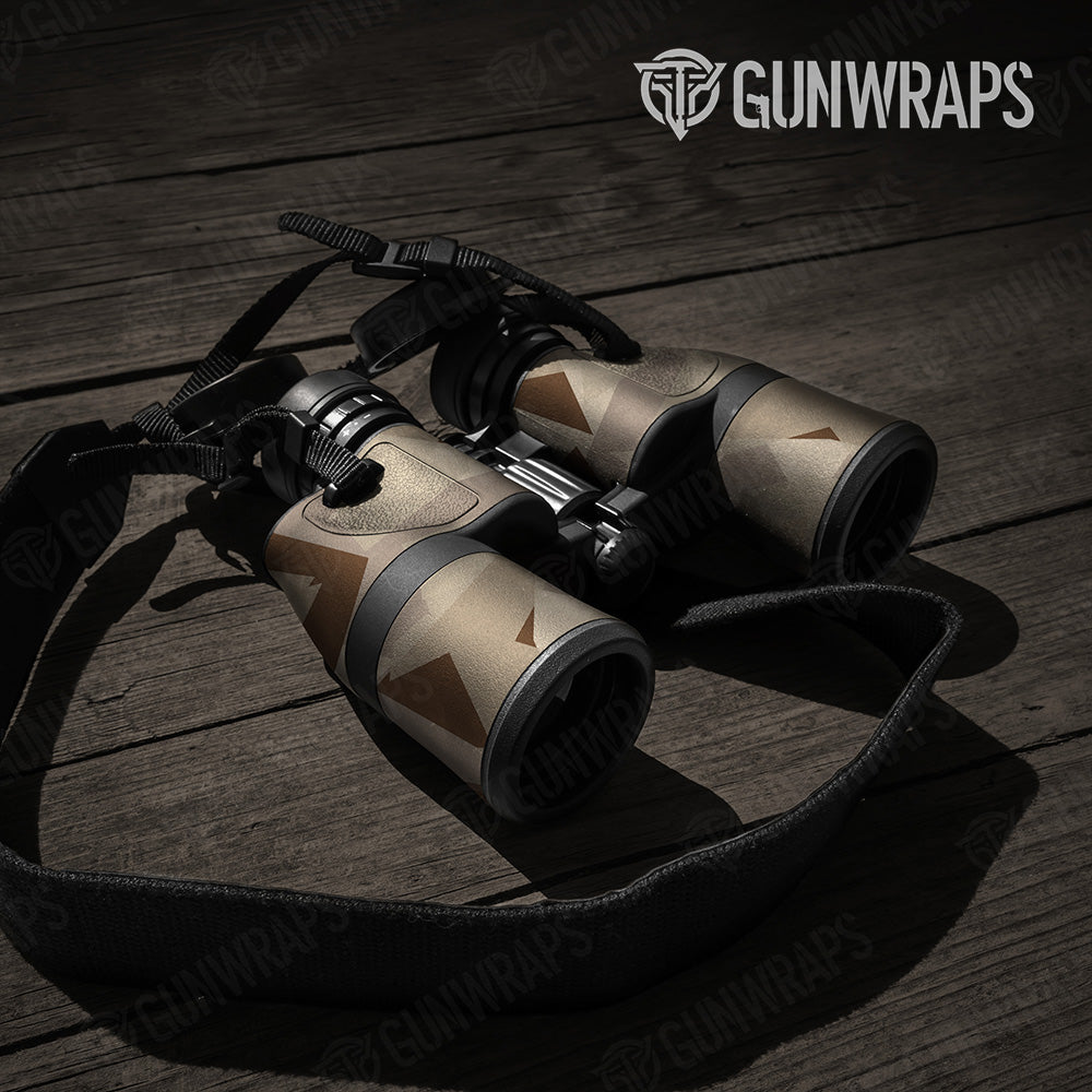Shattered Desert Camo Binocular Gear Skin Vinyl Wrap