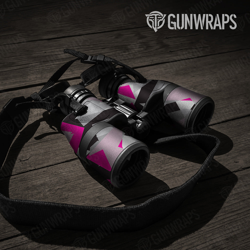 Shattered Magenta Tiger Camo Binocular Gear Skin Vinyl Wrap
