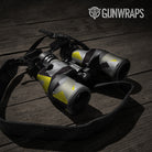 Shattered Yellow Tiger Camo Binocular Gear Skin Vinyl Wrap