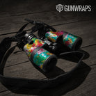 Tie Dye Jungle Fever Binocular Gear Skin Vinyl Wrap