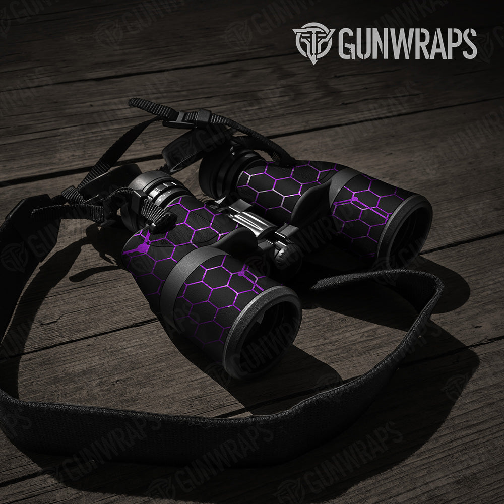 Vivid Hex Purple Binocular Gear Skin Vinyl Wrap