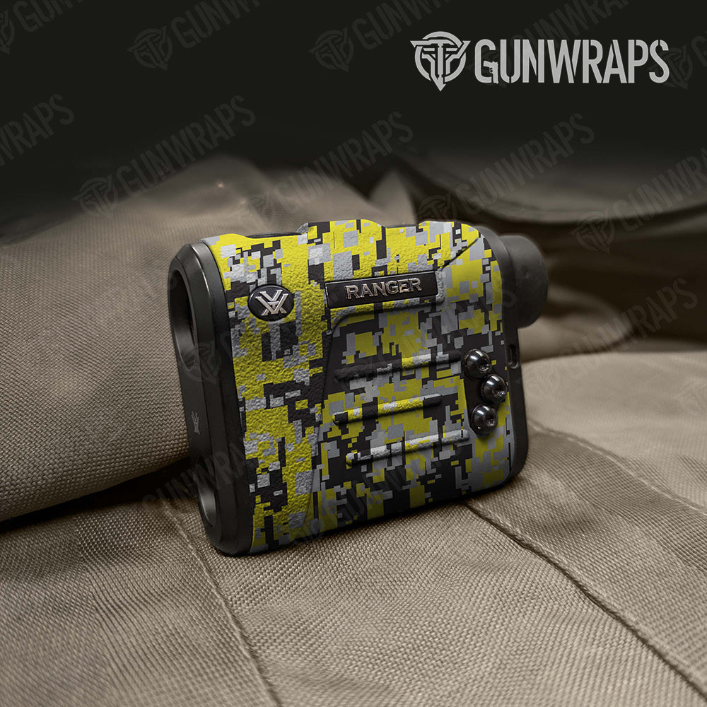 Digital Yellow Tiger Camo Rangefinder Gear Skin Vinyl Wrap
