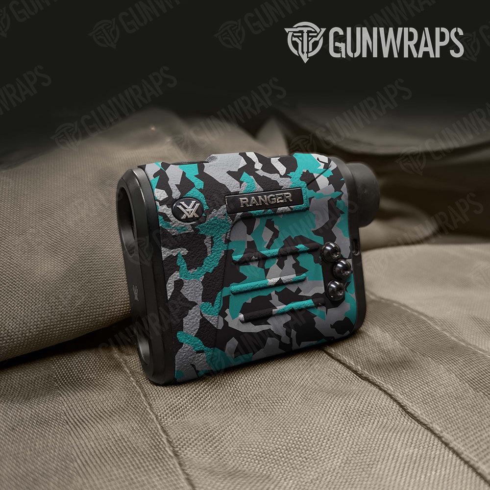 Erratic Tiffany Blue Tiger Camo Rangefinder Gear Skin Vinyl Wrap