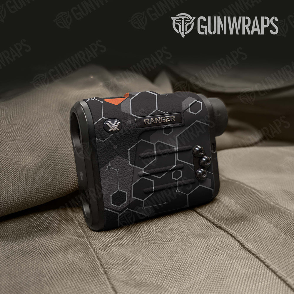 Hex DNA Orange Rangefinder Gear Skin Vinyl Wrap