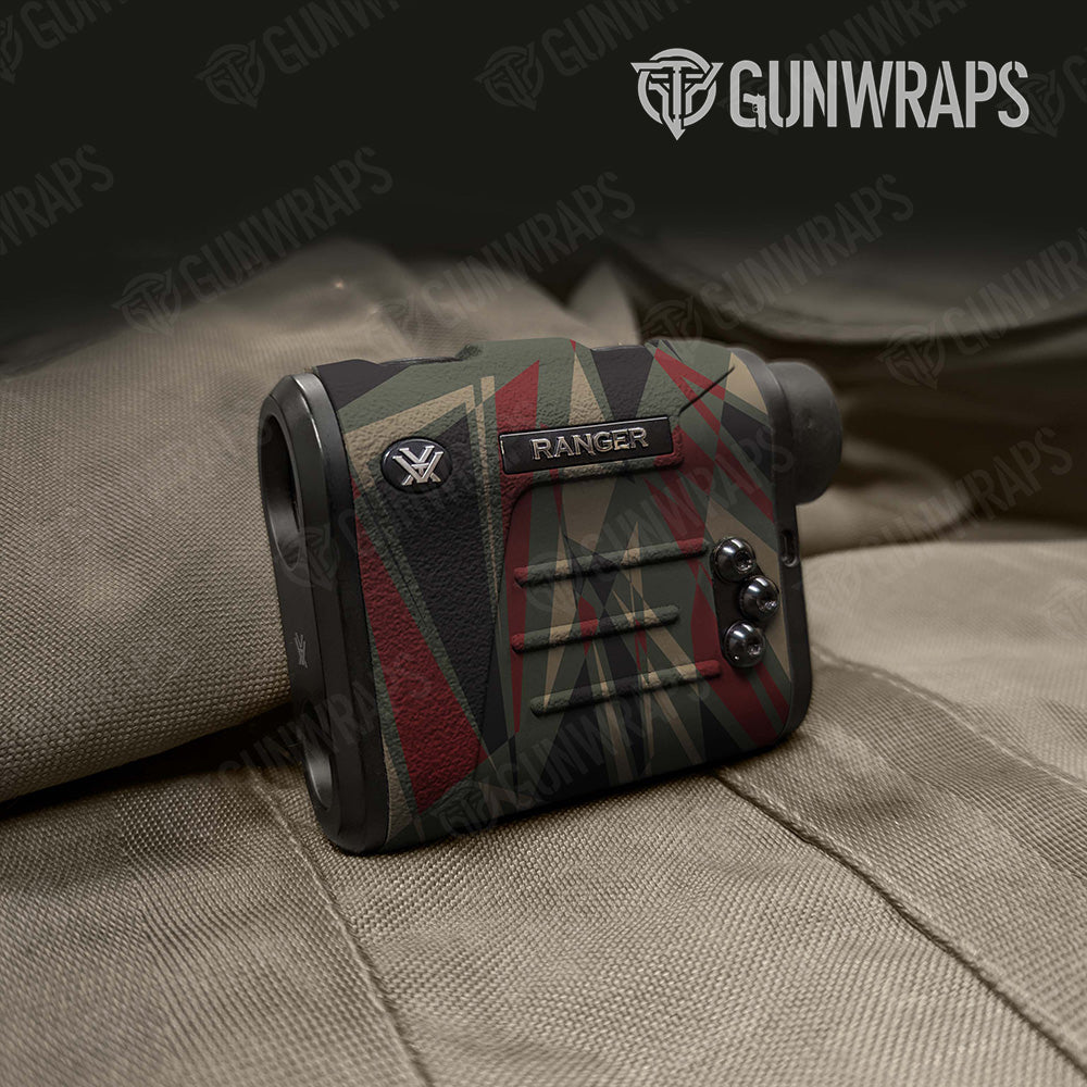 Sharp Militant Red Camo Rangefinder Gear Skin Vinyl Wrap
