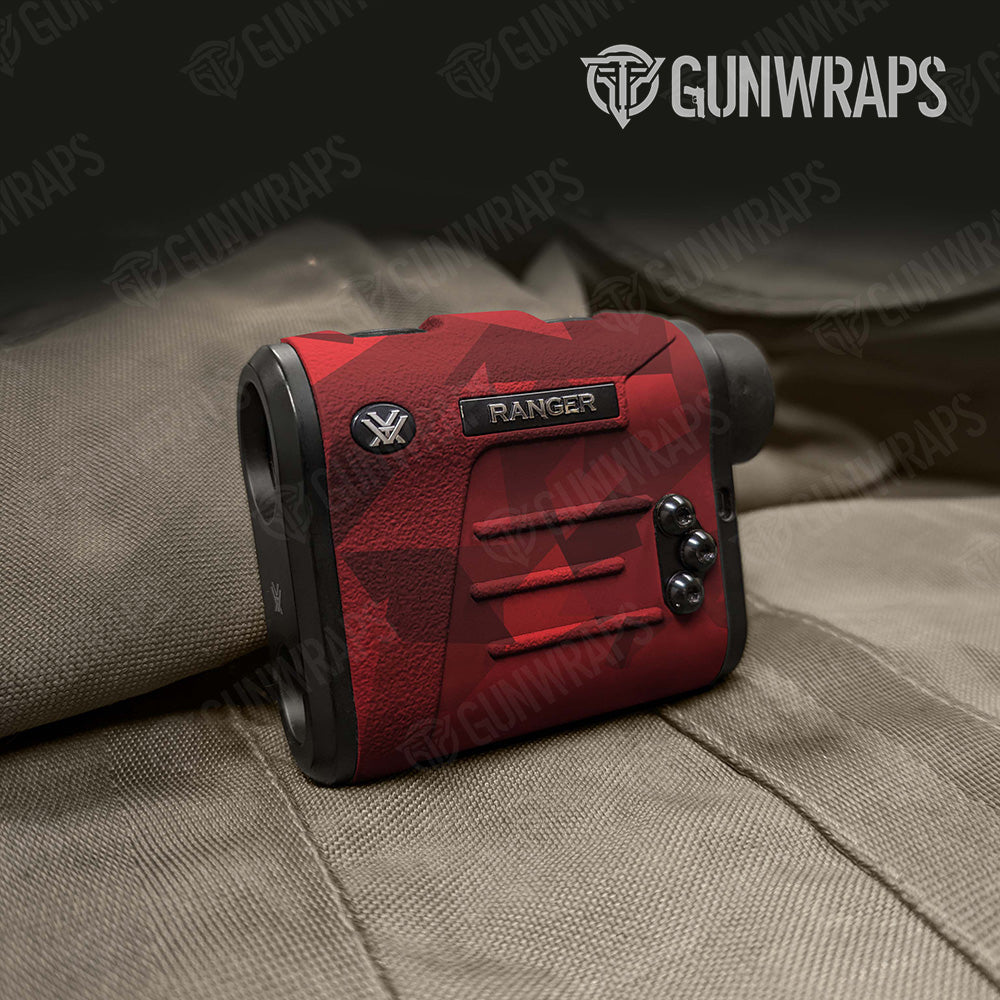 Shattered Elite Red Camo Rangefinder Gear Skin Vinyl Wrap