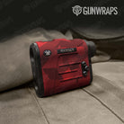 Shattered Elite Red Camo Rangefinder Gear Skin Vinyl Wrap