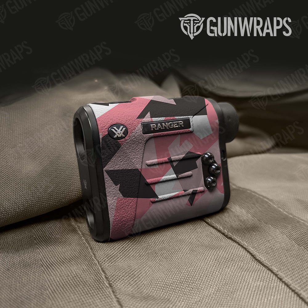 Shattered Pink Camo Rangefinder Gear Skin Vinyl Wrap