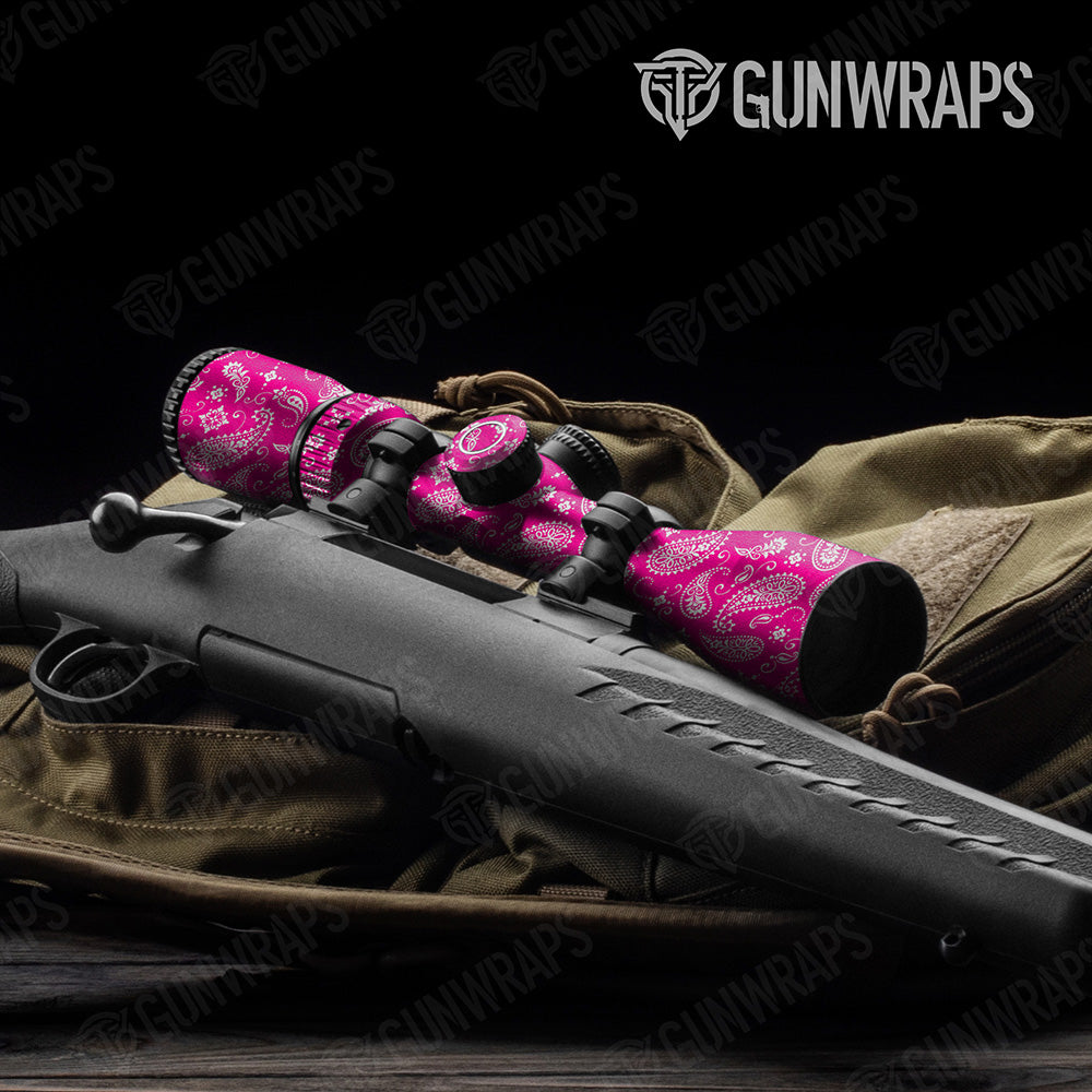 Bandana Magenta White Scope Gear Skin Vinyl Wrap