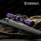 Bandana Purple White Scope Gear Skin Vinyl Wrap