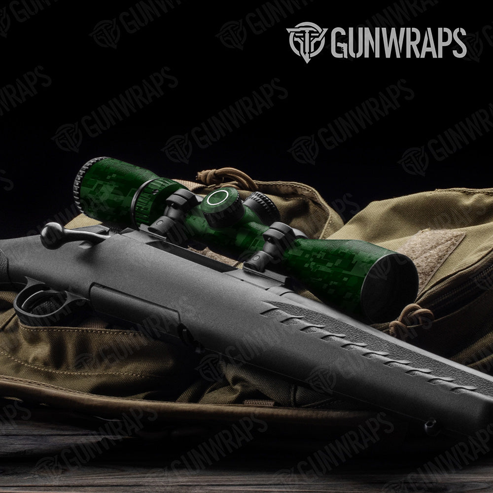 Digital Elite Green Camo Scope Gear Skin Vinyl Wrap