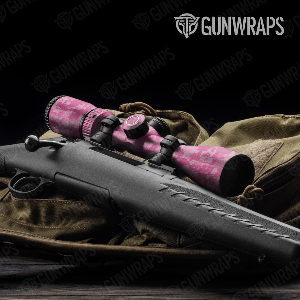 Digital Elite Pink Camo Scope Gear Skin Vinyl Wrap