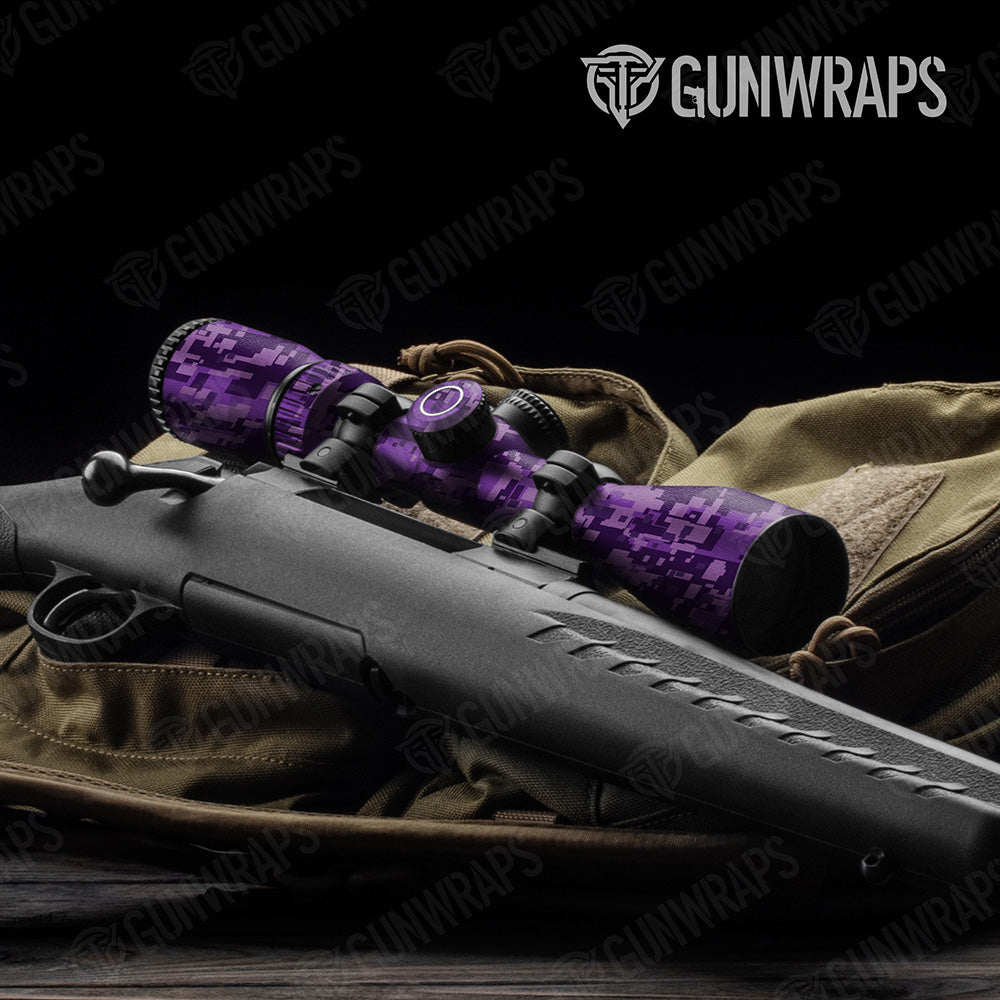 Digital Elite Purple Camo Scope Gear Skin Vinyl Wrap