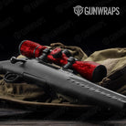 Digital Elite Red Camo Scope Gear Skin Vinyl Wrap