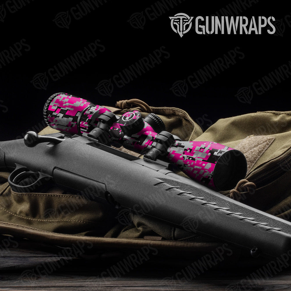 Digital Magenta Tiger Camo Scope Gear Skin Vinyl Wrap