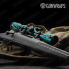 Digital Tiffany Blue Tiger Camo Scope Gear Skin Vinyl Wrap