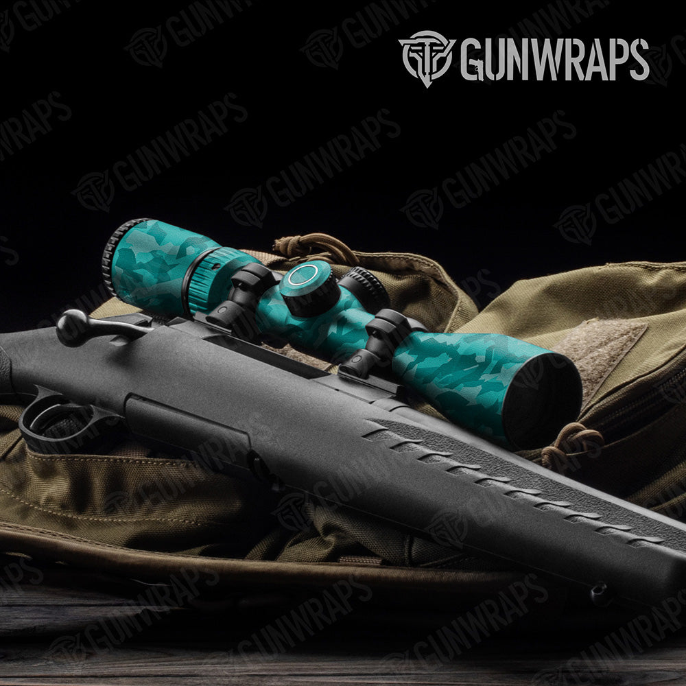Erratic Elite Tiffany Blue Camo Scope Gear Skin Vinyl Wrap