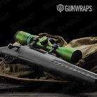 Hex DNA Magenta Lime Scope Gear Skin Vinyl Wrap