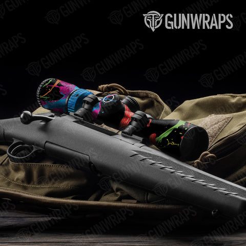Paint Splatter Scope Gear Skin Vinyl Wraps