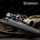Paint Splatter White Scope Gear Skin Vinyl Wrap