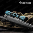 Rust 3D Tiffany Blue Scope Gear Skin Vinyl Wrap