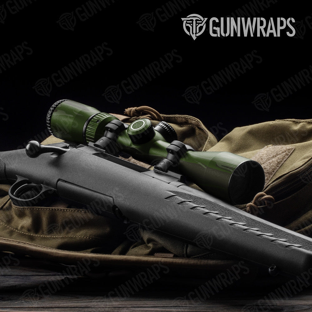 Shredded Army Dark Green Camo Scope Gear Skin Vinyl Wrap