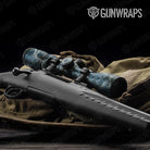 Stone Blue Bordeaux Marble Scope Gear Skin Vinyl Wrap