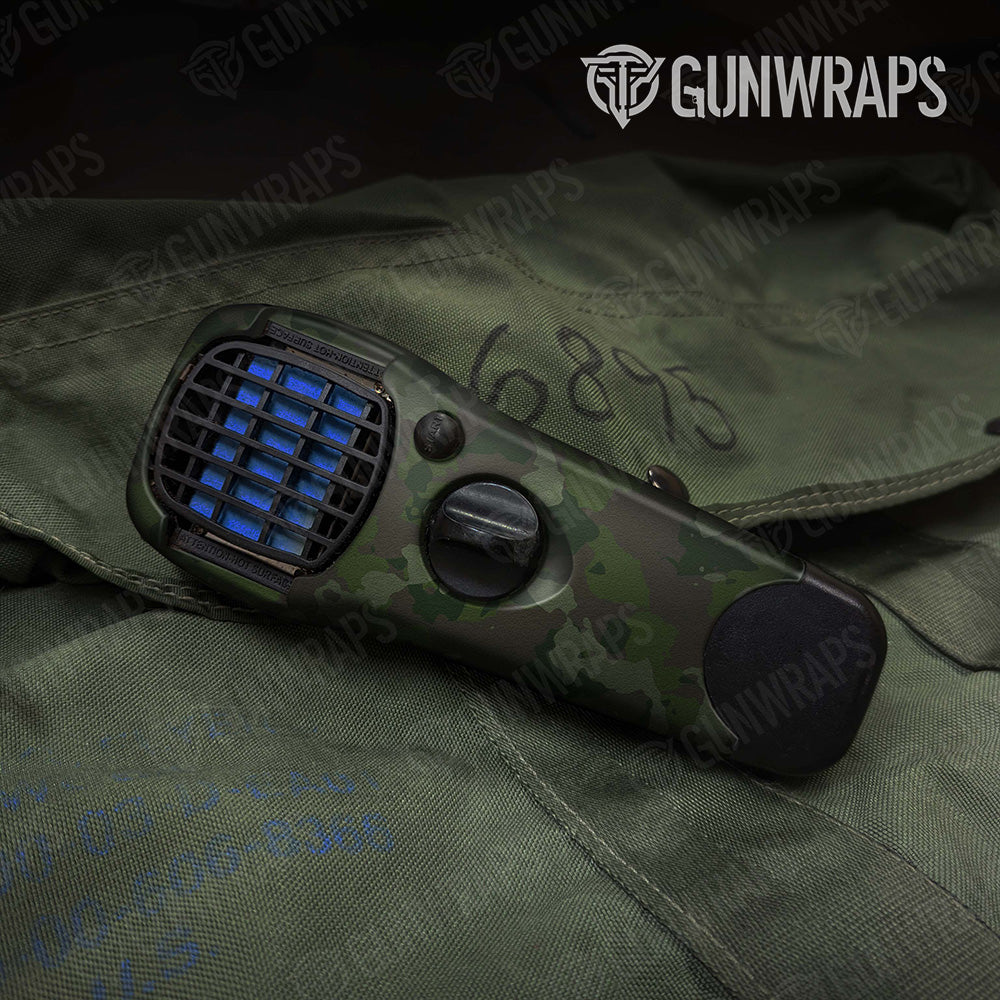 Cumulus Army Dark Green Camo Thermacell Gear Skin Vinyl Wrap
