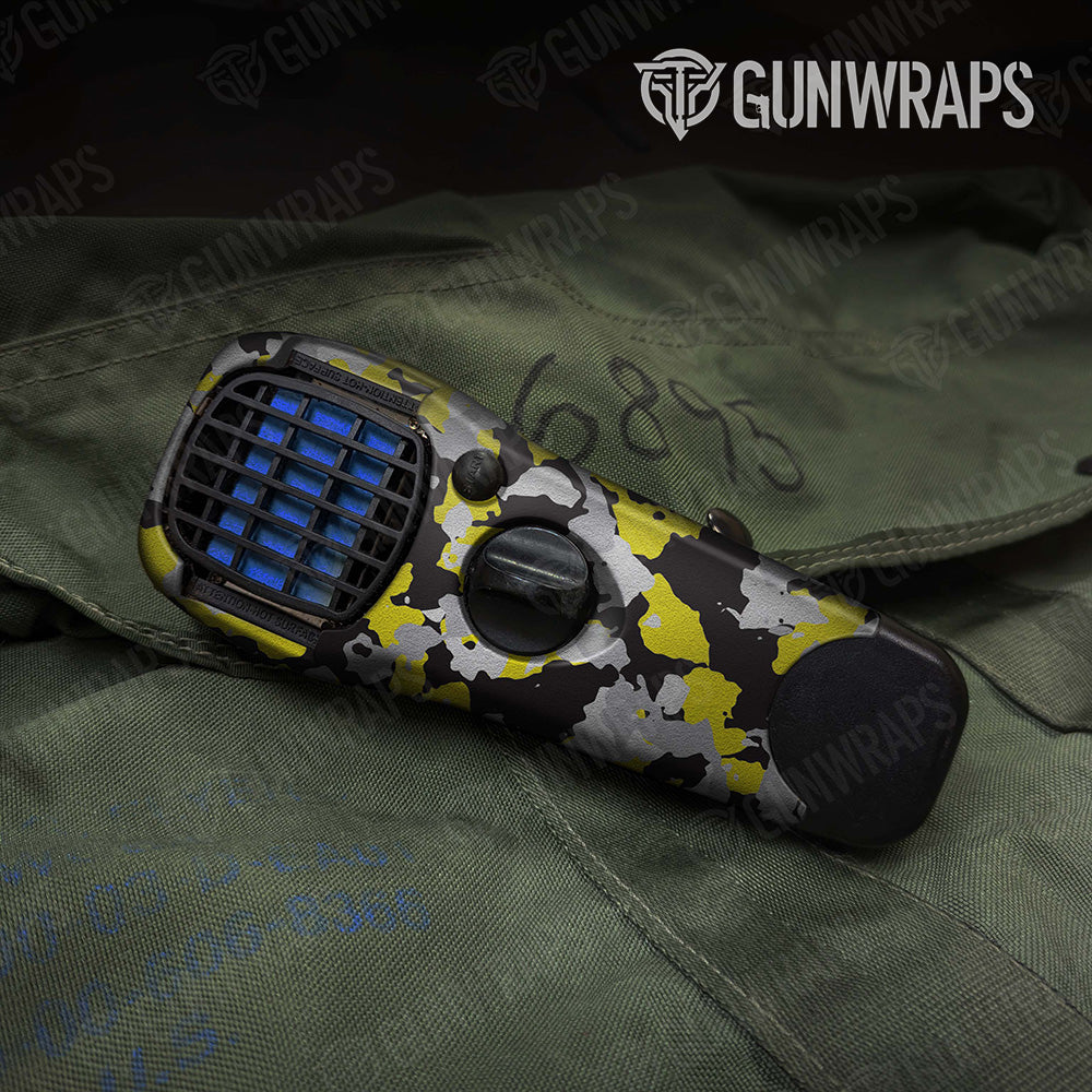 Cumulus Yellow Tiger Camo Thermacell Gear Skin Vinyl Wrap