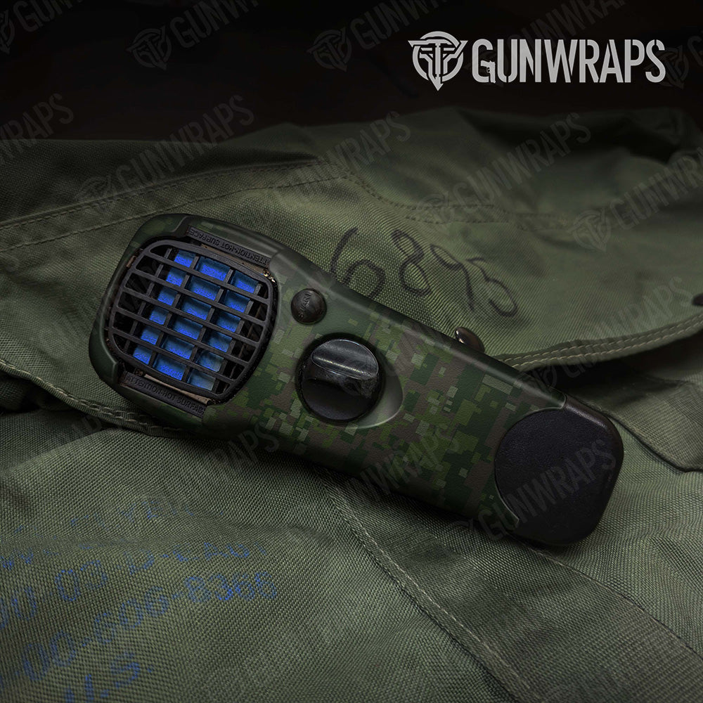 Digital Army Dark Green Camo Thermacell Gear Skin Vinyl Wrap