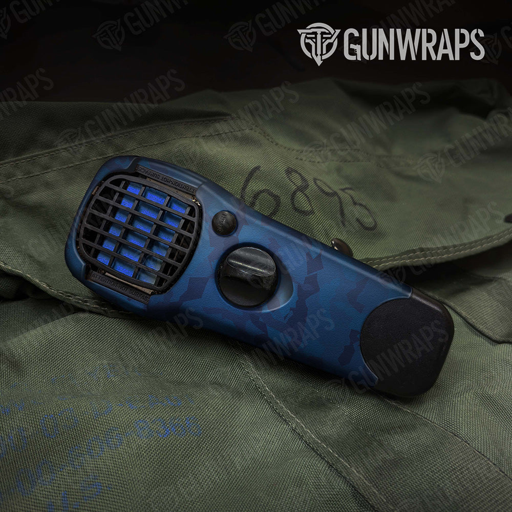 Erratic Elite Blue Camo Thermacell Gear Skin Vinyl Wrap