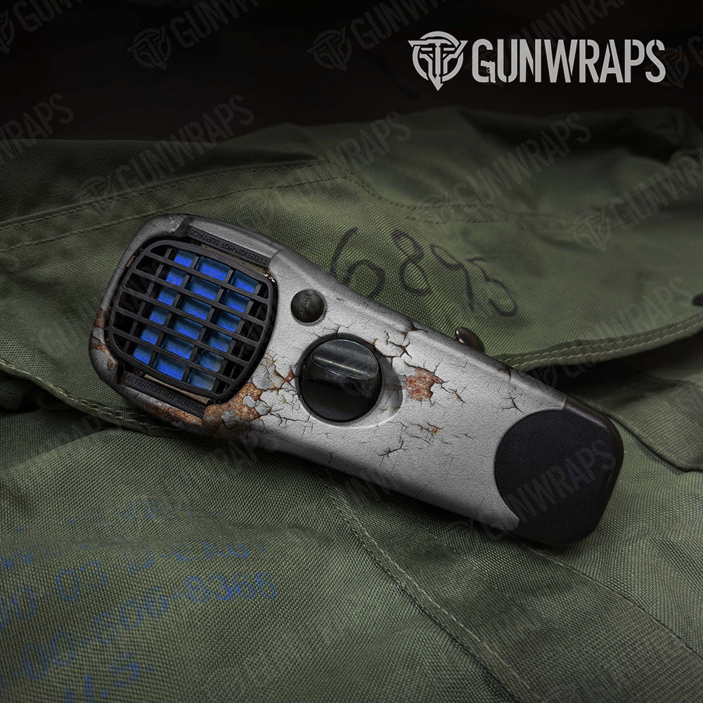 Rust 3D White Thermacell Gear Skin Vinyl Wrap