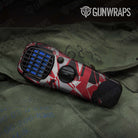 Sharp Red Tiger Camo Thermacell Gear Skin Vinyl Wrap