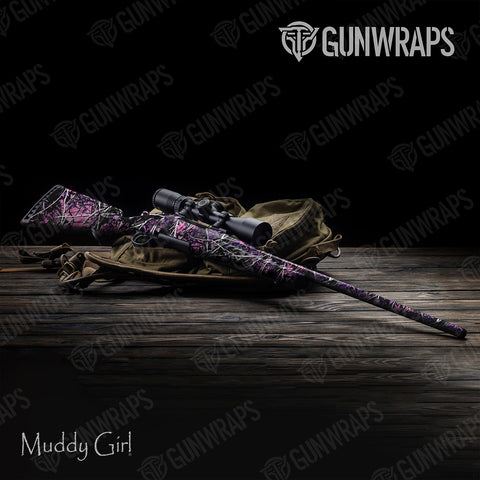 Muddy Girl Camo Rifle Gun Skin Vinyl Wraps