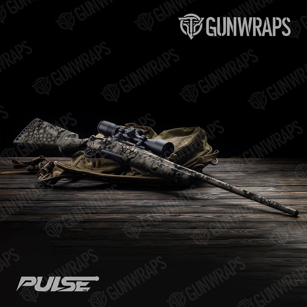 Rifle Pulse Apocalyptic Camo Gun Skin Vinyl Wrap
