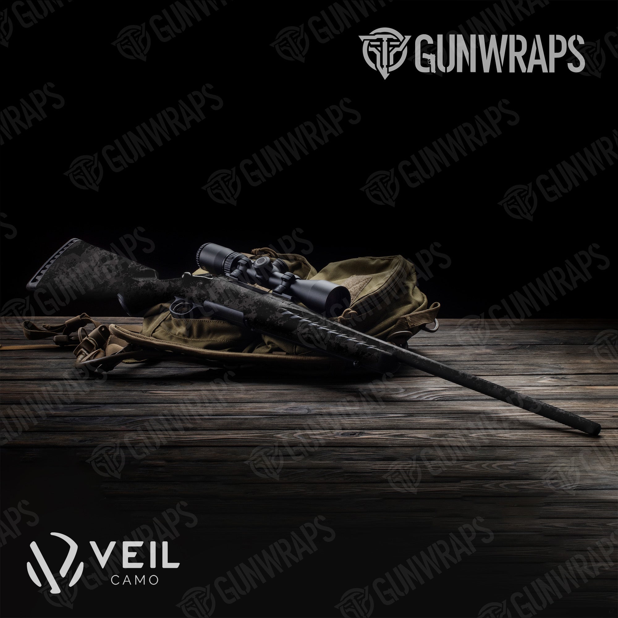 Rifle Veil Ops Wraith Camo Gun Skin Vinyl Wrap