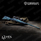 Rifle Veil Stoke Aqua Camo Gun Skin Vinyl Wrap