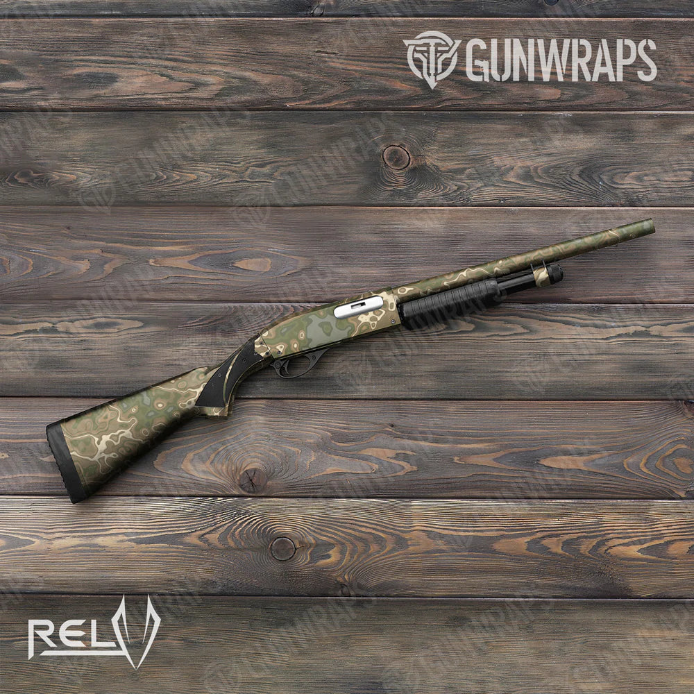Shotgun RELV X3 Moab Camo Gun Skin Vinyl Wrap Film