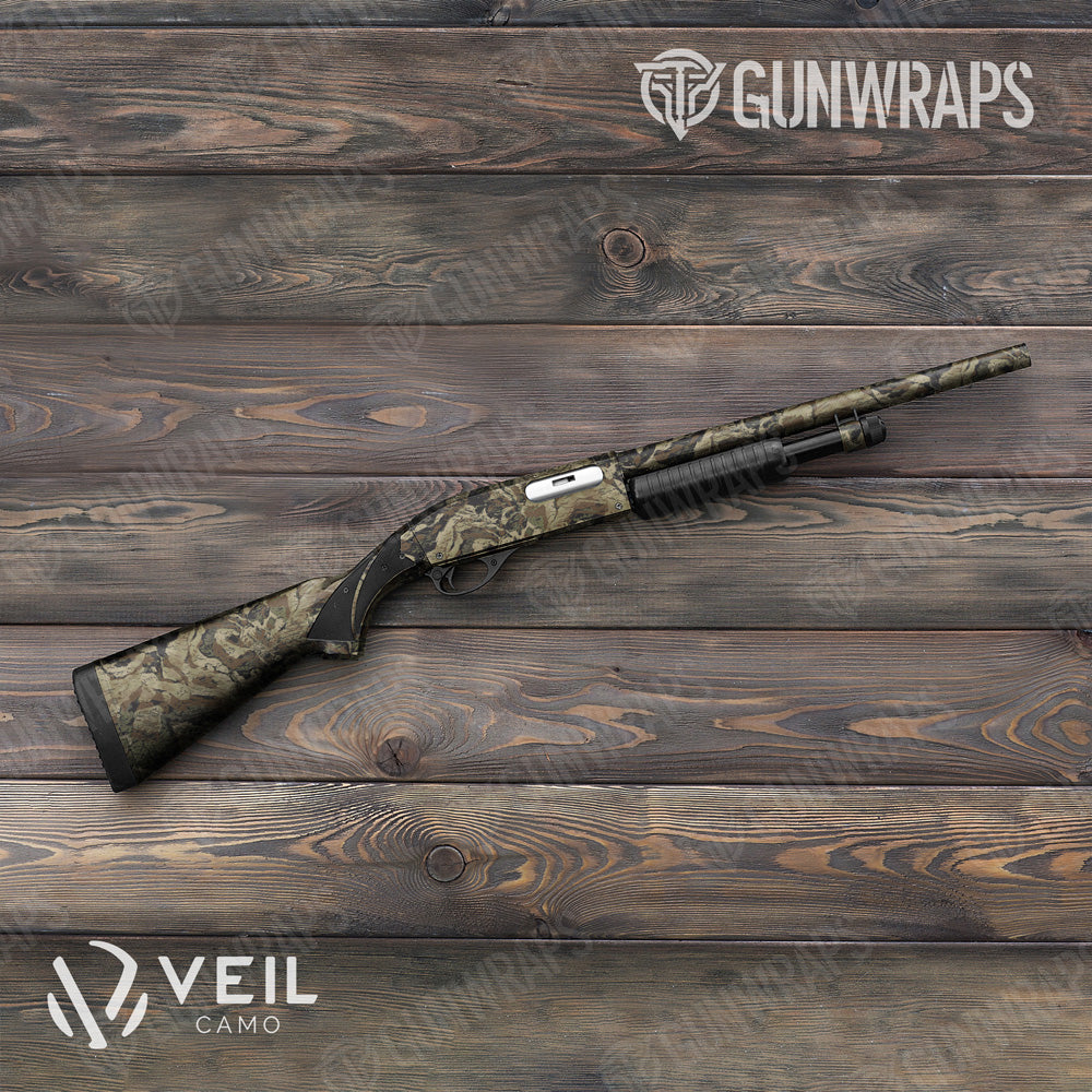 Shotgun Veil Rumba Barren Camo Gun Skin Vinyl Wrap