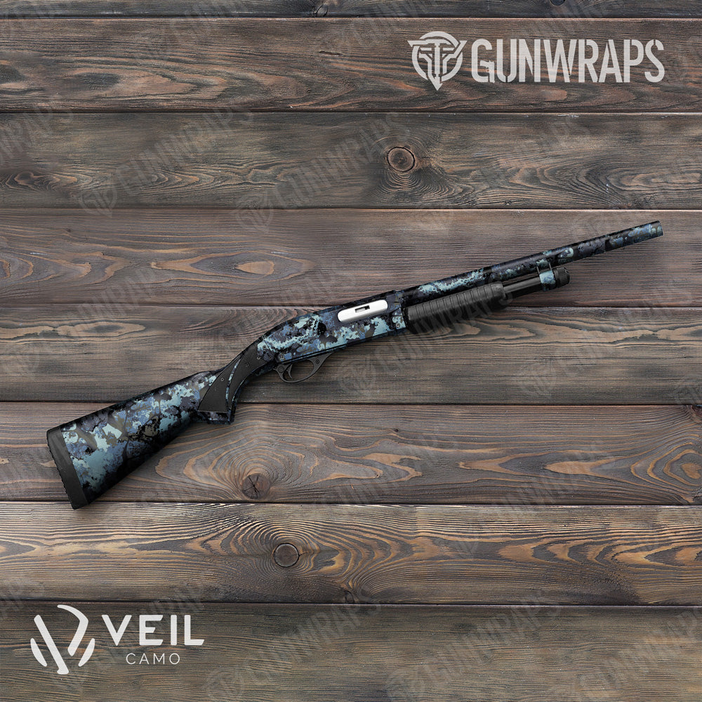 Shotgun Veil Stoke Poseidon Camo Gun Skin Vinyl Wrap