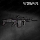 Digital Blue Copper Camo Tactical Gun Skin Vinyl Wrap