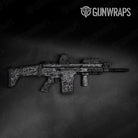 Digital Midnight Camo Tactical Gun Skin Vinyl Wrap