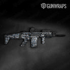 Digital Urban Blue Camo Tactical Gun Skin Vinyl Wrap