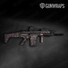 Erratic Blue Copper Camo Tactical Gun Skin Vinyl Wrap