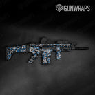 Erratic Blue Tiger Camo Tactical Gun Skin Vinyl Wrap