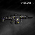 Hex DNA Yellow Tactical Gun Skin Vinyl Wrap