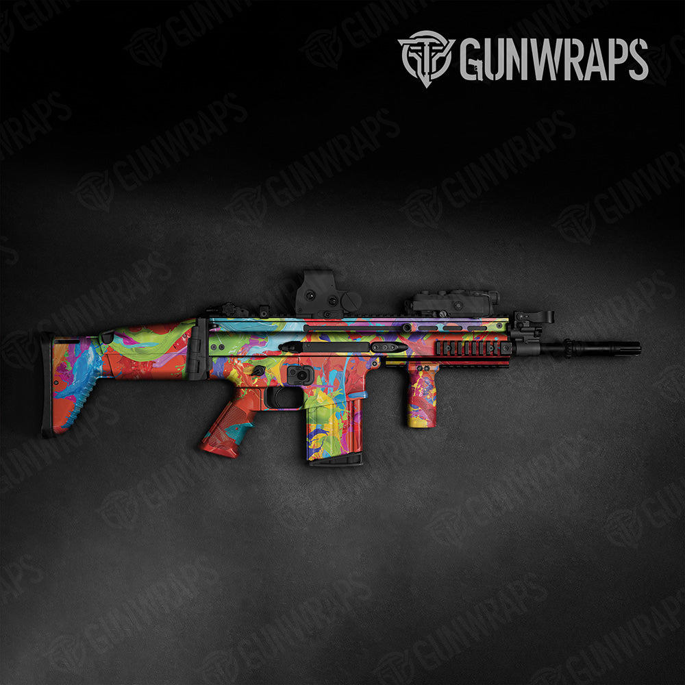 Paint Splatter Tomato Tactical Gun Skin Vinyl Wrap
