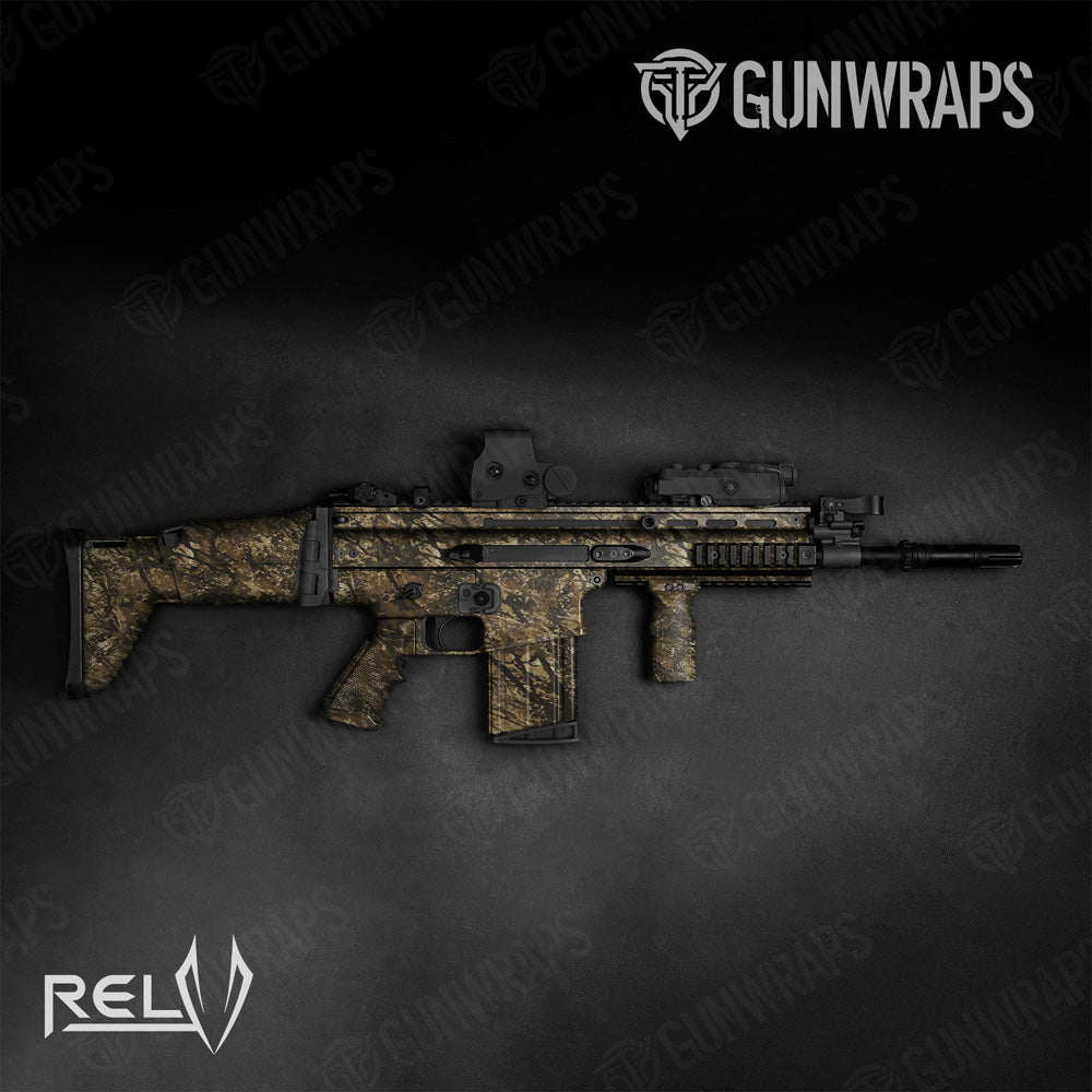 Tactical RELV Harvester Camo Gun Skin Vinyl Wrap Film